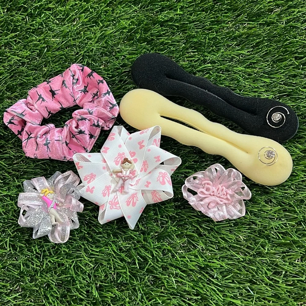 Tiny Ballerina Bun Lot - Little Girls Hair Accessory Lot